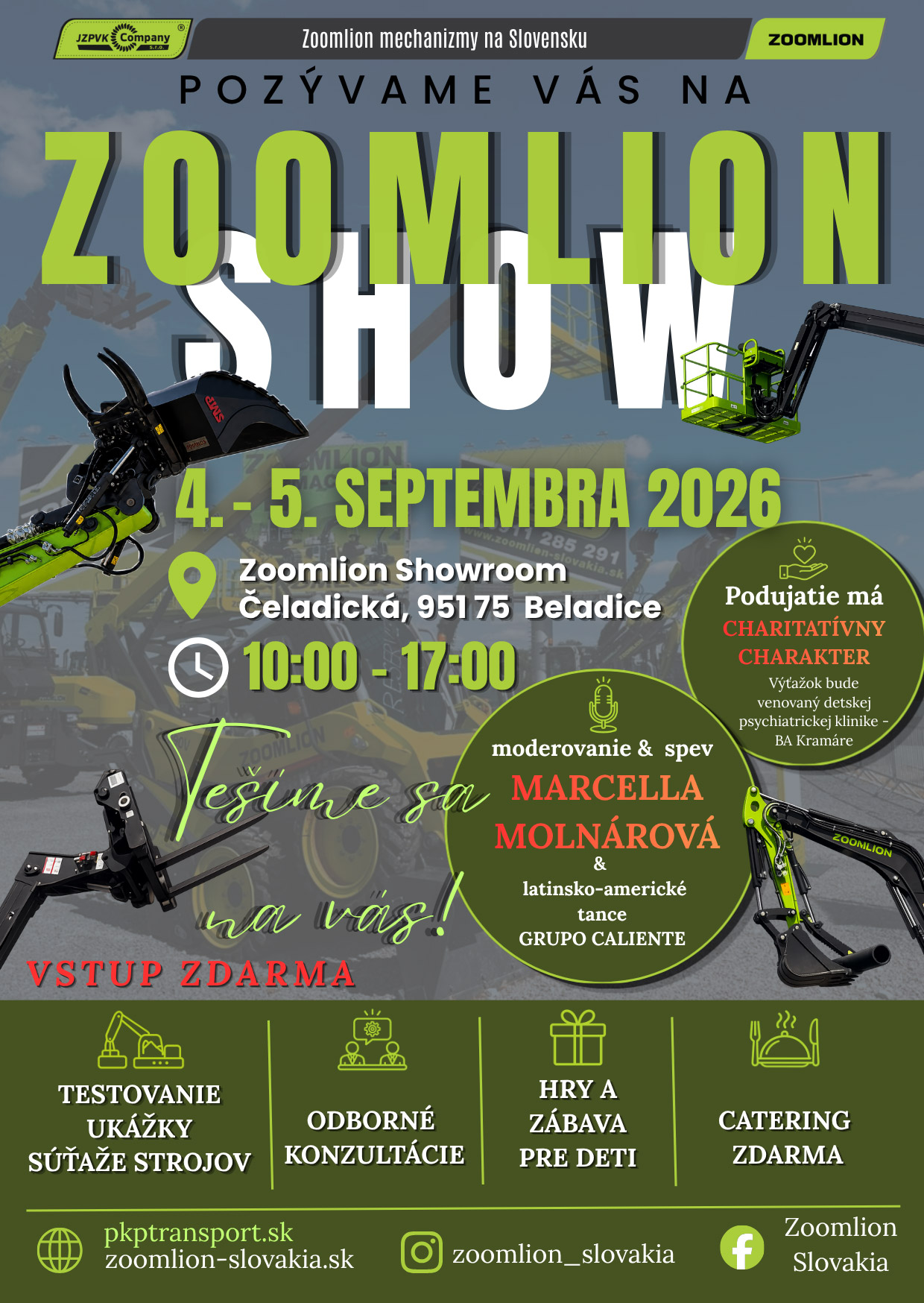 Pozvánka Zoomlion Show 2026